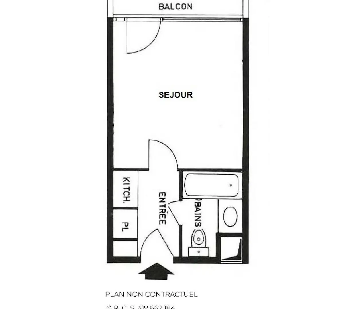 Apartment Residence Chaviere - Studio Pour 4 Personnes Avec Balcon Expose Sud Mae-5494 Saint-Martin-de-Belleville